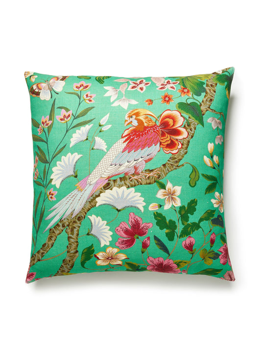 SCALAMANDRE PILLOWS   BIRD / ANIMAL 
BOTANICAL / FOLIAGE 
FLORAL SQUARE    - JP 0006SDDK1340 NEW SKU # JPSDDK13400006