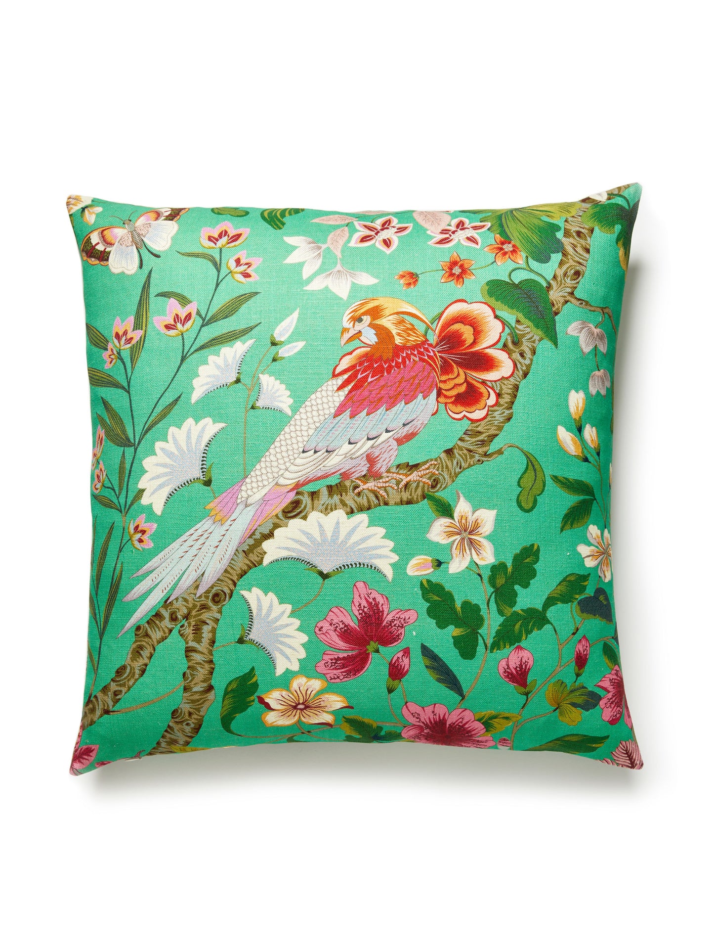 SCALAMANDRE PILLOWS   BIRD / ANIMAL 
BOTANICAL / FOLIAGE 
FLORAL SQUARE    - JP 0006SDDK1340