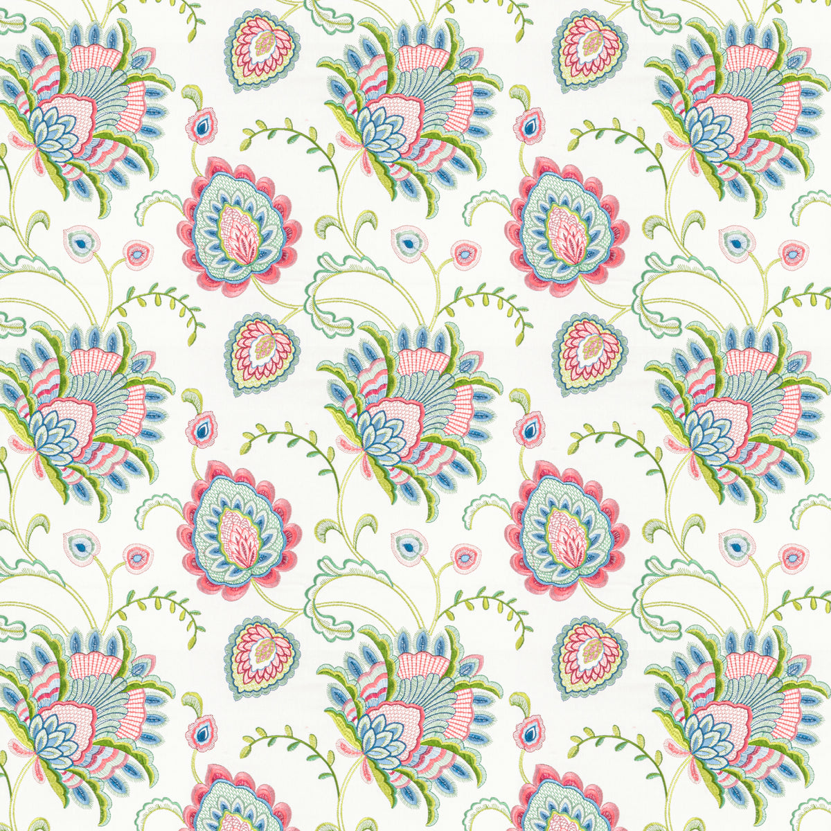STOUT TEXTILES  MULTIPURPOSE,EMBROIDERIES TRADITIONAL, FLORAL BLOSSOM   - JULE-1