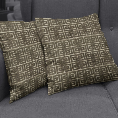 NICHOLASJOHN INC NJ-ROBERTS Pecan Velvet,Geometric   Fabric - NJ25-1854