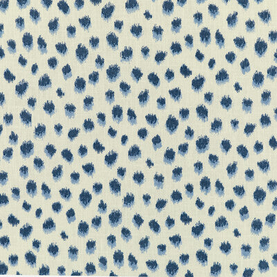 KRAVET BASICS PRINT ANIMAL SKINS WHITE,INDIGO,BLUE   - JUNGLEIKAT.50.0