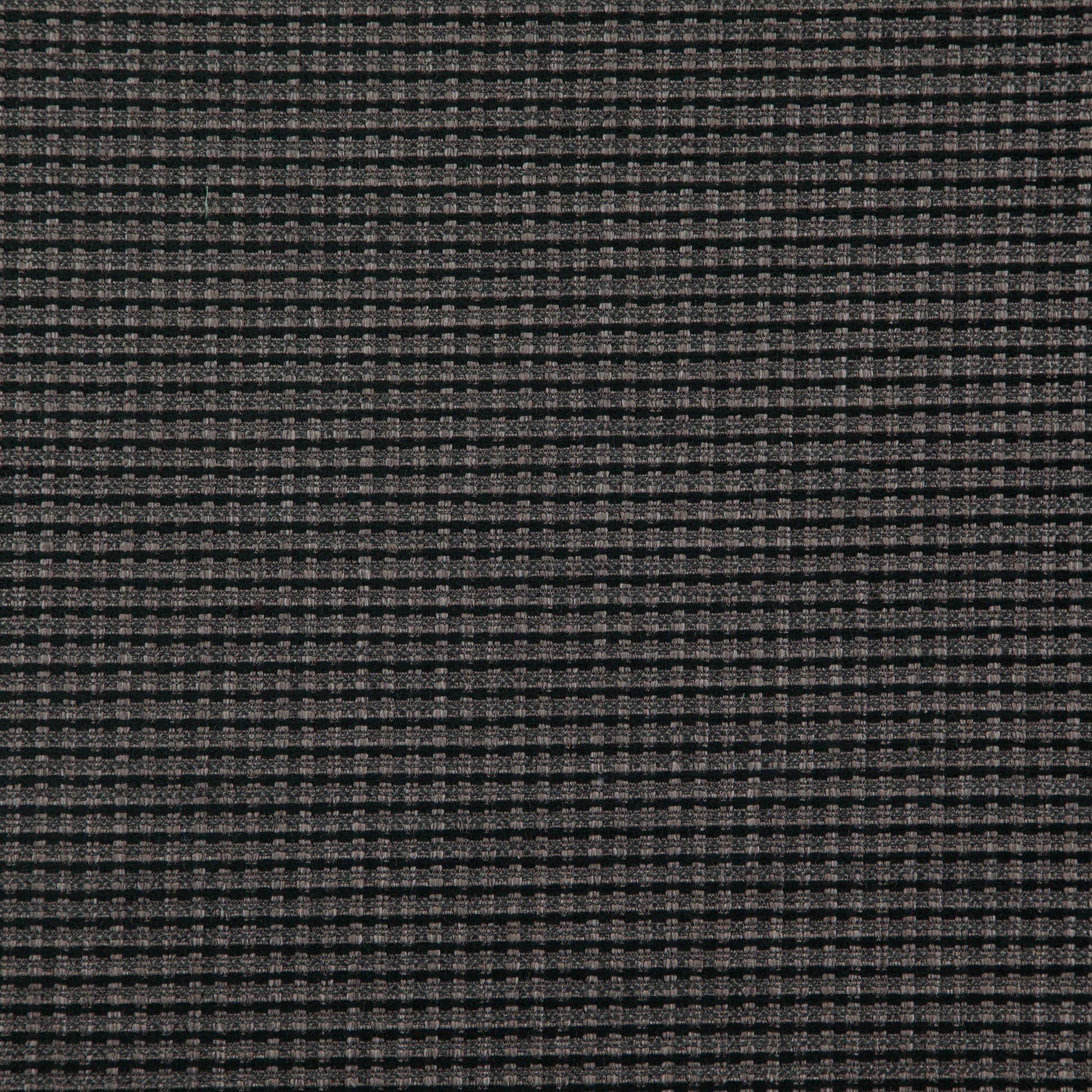 Plain black woven fabric texture.