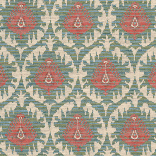 STOUT TEXTILES  UPHOLSTERY,WOVENS TRANSITIONAL,, IKAT SHORELINE   - JUTL-3