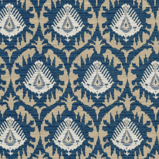 STOUT TEXTILES  UPHOLSTERY,WOVENS TRANSITIONAL,, IKAT BALTIC,PACIFIC   - JUTL-4