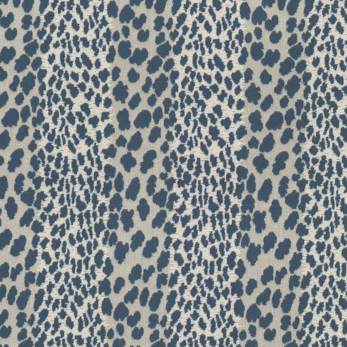 STOUT TEXTILES  UPHOLSTERY,VELVET TRADITIONAL, ANIMAL SKIN INDIGO,INK   - KALA-2
