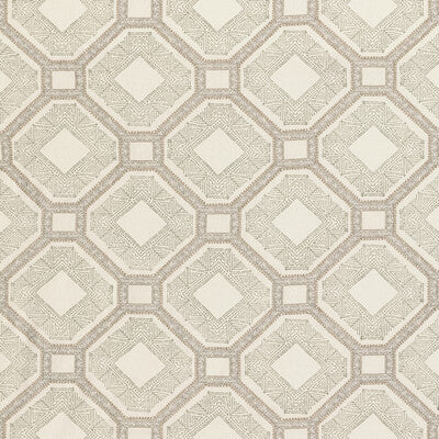 KRAVET BASICS EMBROIDERY  WHITE,BEIGE,GREY   - KALKUDAH.1611.0