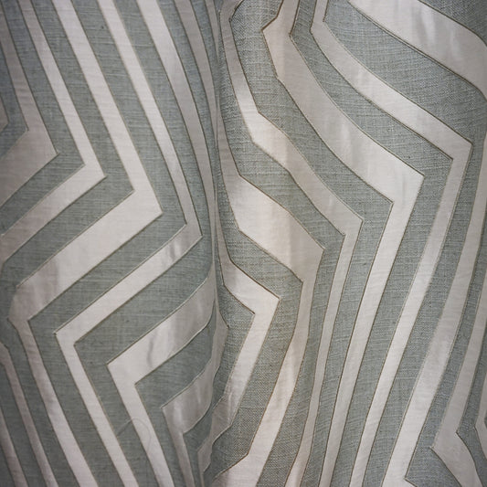 JF Fabrics JF Studio KARTA 62 Fabric Transitional,Contemporary,Geometric Blue  Embroidery,Texture,Linen Texture - 7629662 SJ101