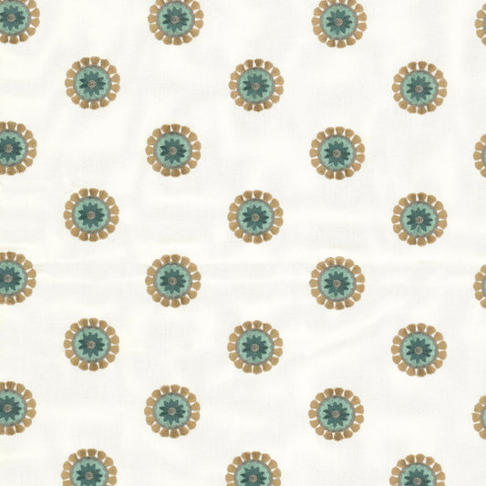 STOUT TEXTILES  MULTIPURPOSE,EMBROIDERIES TRANSITIONAL,, FLORAL MINERAL   - KAZO-2