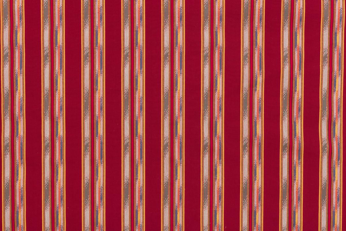 SCALAMANDRE OUTLET  FABRIC GLYFADA  FABRIC RED   - KB 00021782