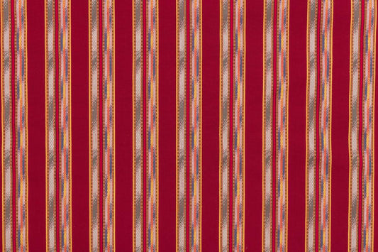 SCALAMANDRE OUTLET  FABRIC GLYFADA  FABRIC RED   - KB 00021782