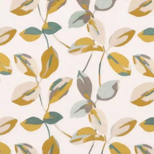 19" Céladon 37% Viscose, 24% Cotton, 23% Polyester, 16% Linen Pillow Cover in Camengo Tissu Magie / Ref. 46400188 Fabric