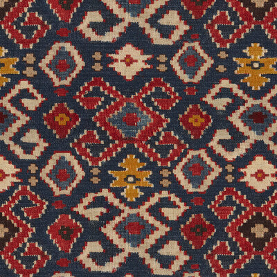 KRAVET COUTURE PRINT IKAT/SOUTHWEST/KILIMS BLUE,BURGUNDY/RED,BEIGE   - KENAI.519.0