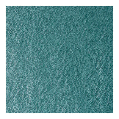 KRAVET DESIGN VINYL/FAUX LEATHER SOLID TURQUOISE,METALLIC,   - KERINCI.135.0