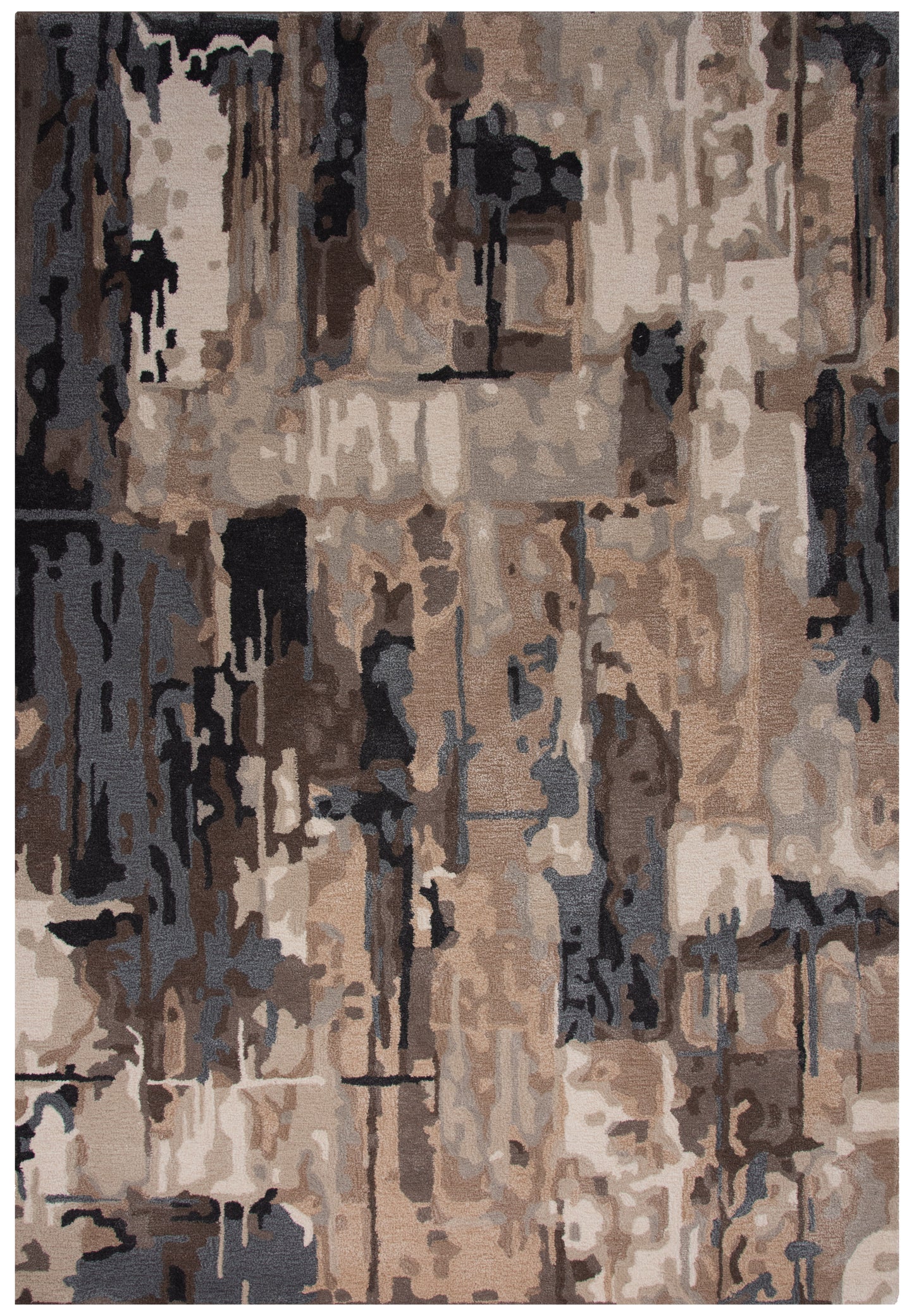 Modern rug, 12' x 15'.