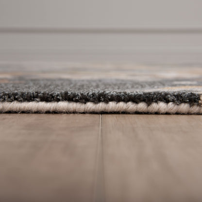 Modern rug, 5' x 8'.