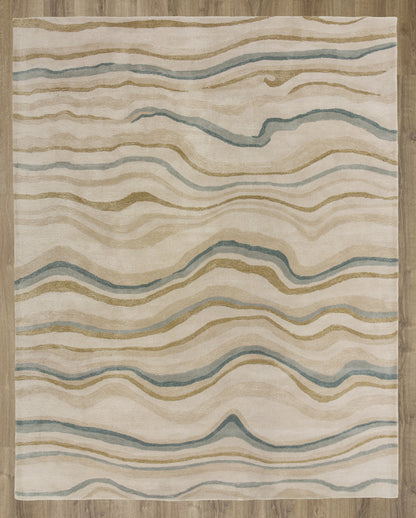Modern rug, 5' x 8'.