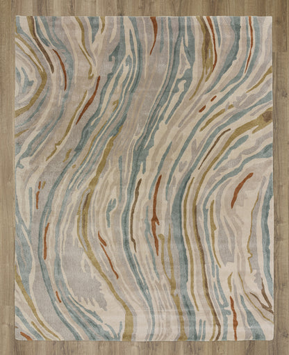 RIZZY HOME RUGS Kinetic Modern 9' x 12' - KINKIN77204548919