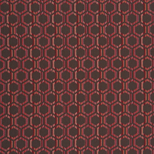 JF Fabrics Crypton KINGSTON 46 Fabric Contemporary,Geometric Burgundy,Red  Jacquard,Texture - 5739846 J6861