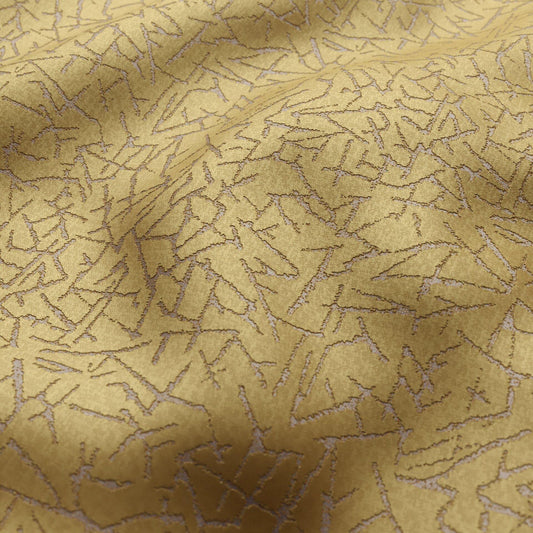 JF Fabrics  KING 16 Fabric Texture, Abstract Gold, Silver  Velvet - 9751716 J9541