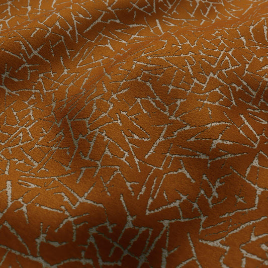 JF Fabrics  KING 24 Fabric Texture, Abstract Mustard, Silver  Velvet - 9751724 J9541