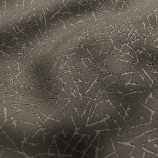 JF Fabrics  KING 95 Fabric Texture, Abstract Charcoal Grey, Silver  Velvet - 9751795 J9541