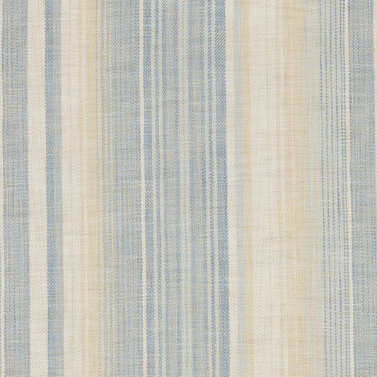 JF Fabrics KINNEY 73 Fabric Stripe Blue, Beige, Yellow, Seafoam, Aqua  Jacquard - 9278273 J9431