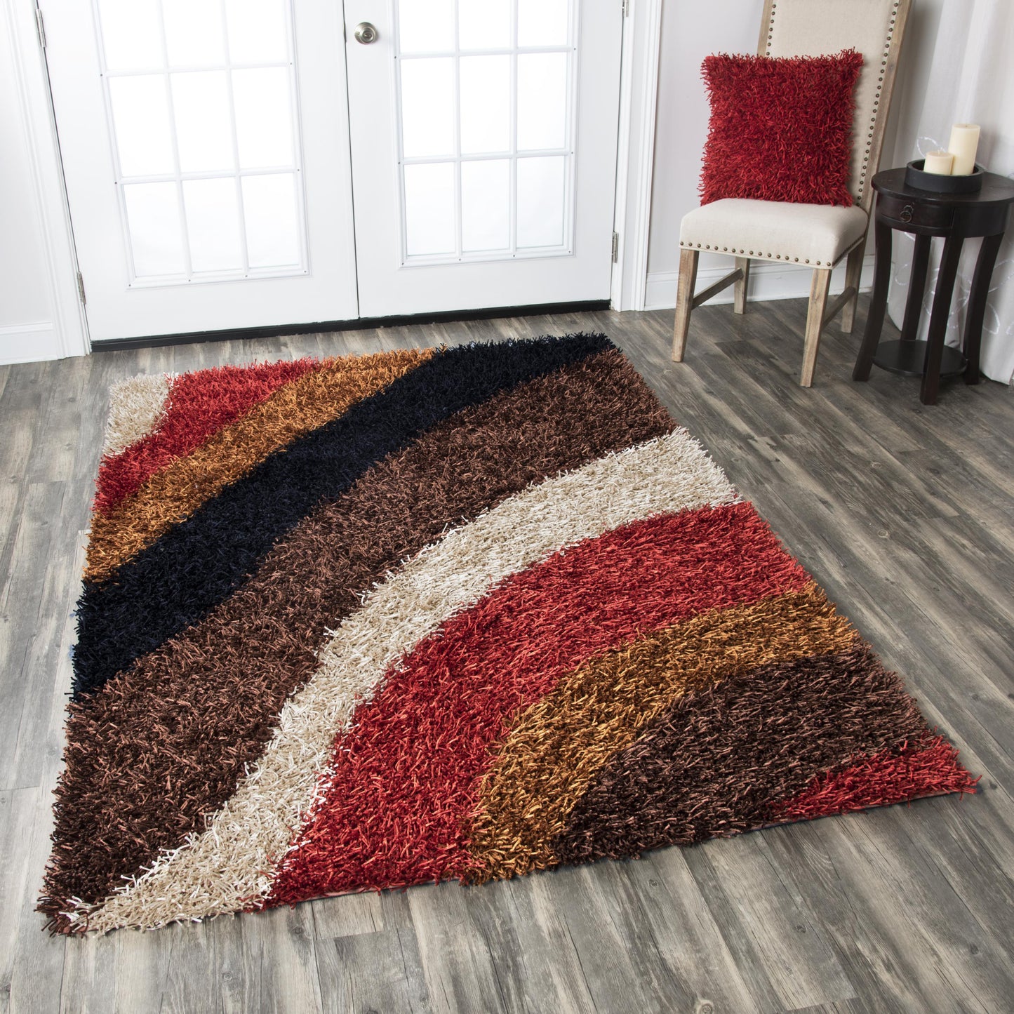 RIZZY HOME RUGS Kempton   Shag 5' x 7"    - KNMKM232200540507