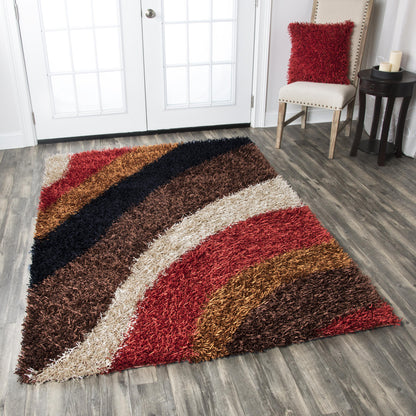 RIZZY HOME RUGS Kempton   Shag 5' x 7"    - KNMKM232200540507