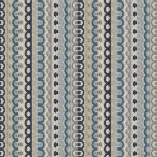 STOUT TEXTILES  UPHOLSTERY,VELVET TRANSITIONAL,, GEOMETRIC OCEAN   - KNOW-3