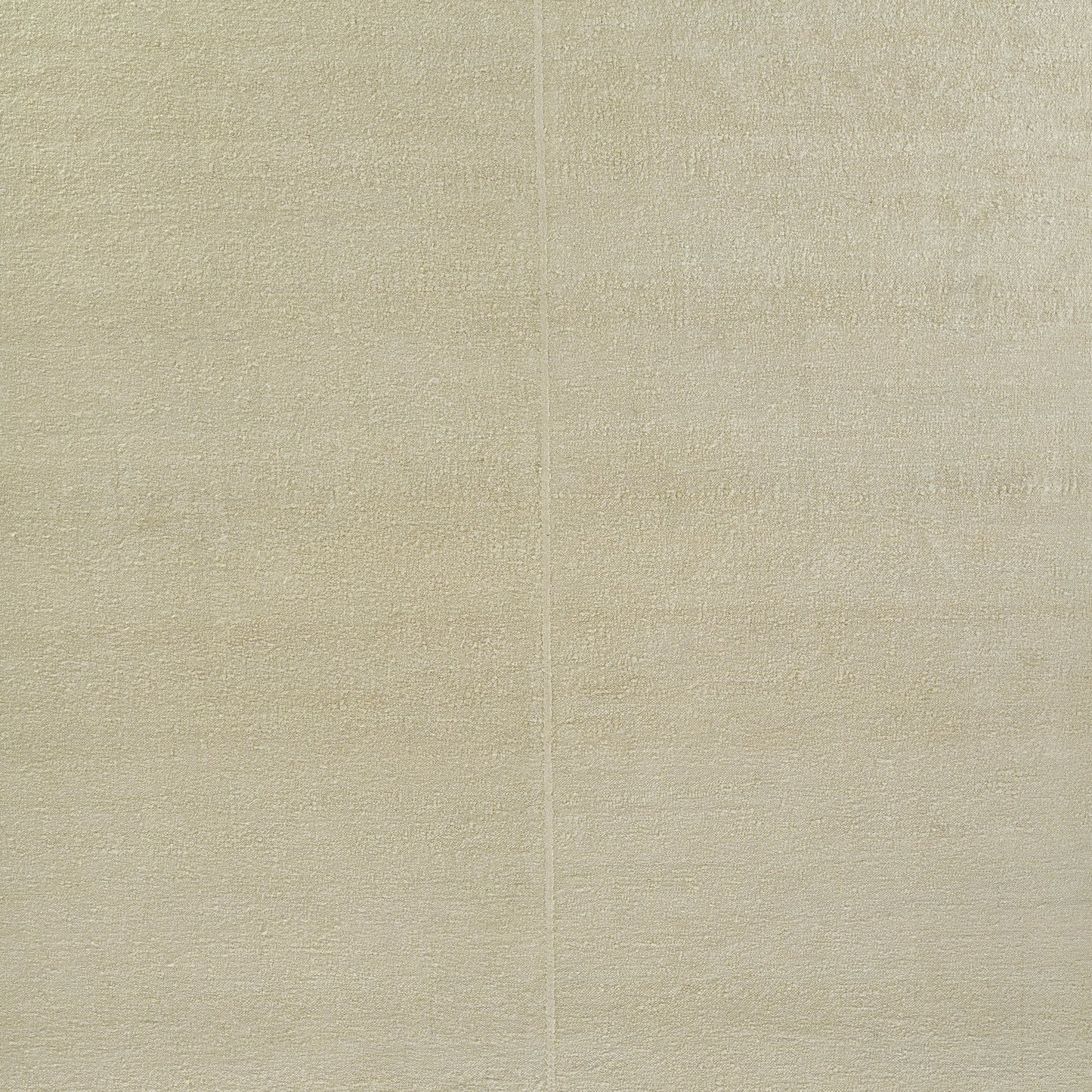 Beige velvet-texture fabric with a central vertical seam; soft neutral color for modern upholstery or wallpaper.