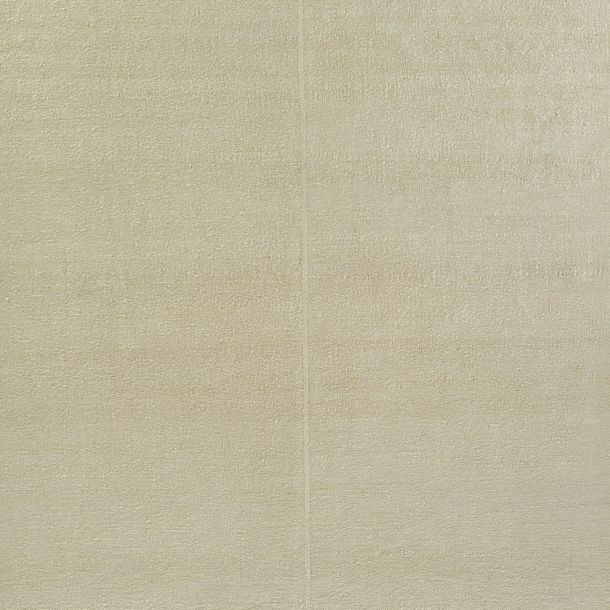 Beige velvet-texture fabric with a central vertical seam; soft neutral color for modern upholstery or wallpaper.