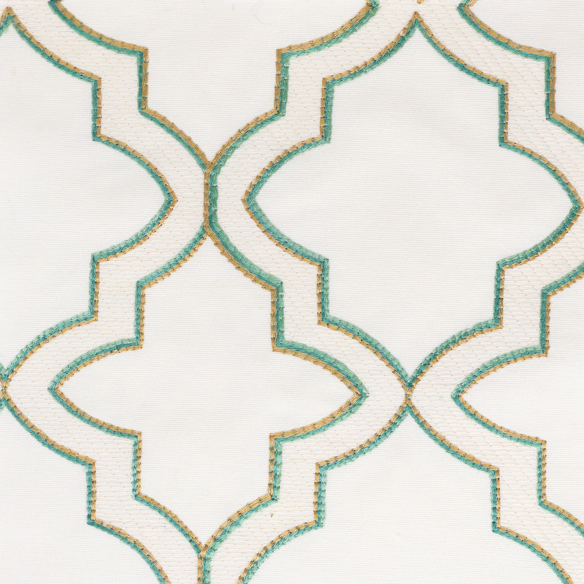 STOUT TEXTILES  MULTIPURPOSE,EMBROIDERIES TRADITIONAL, OGEE SEAFOAM,SEAMIST   - KOVA-2