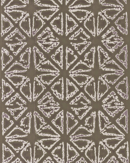 York Wallcoverings Ronald Redding Empire Diamond Grey Wallpaper  Geometrics Greys   - KT2111