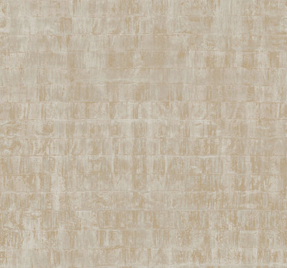 York Wallcoverings Ronald Redding Liquid Metal Taupe Wallpaper  Textures Neutrals   - KT2132