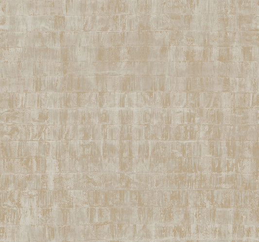 York Wallcoverings Ronald Redding Liquid Metal Taupe Wallpaper  Textures Neutrals   - KT2132