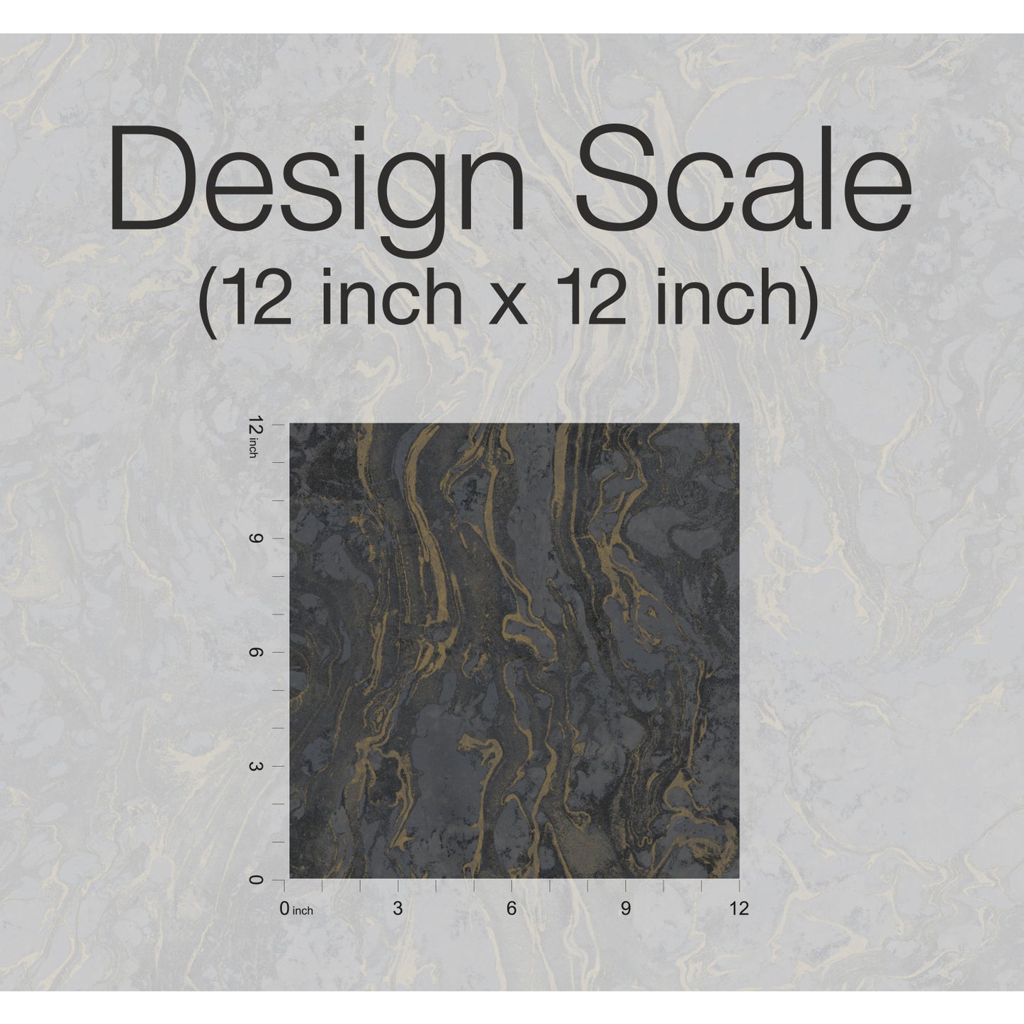 York Wallcoverings 24 Karat Polished Marble Black Wallpaper  Modern and Transitional Blacks   - KT2224