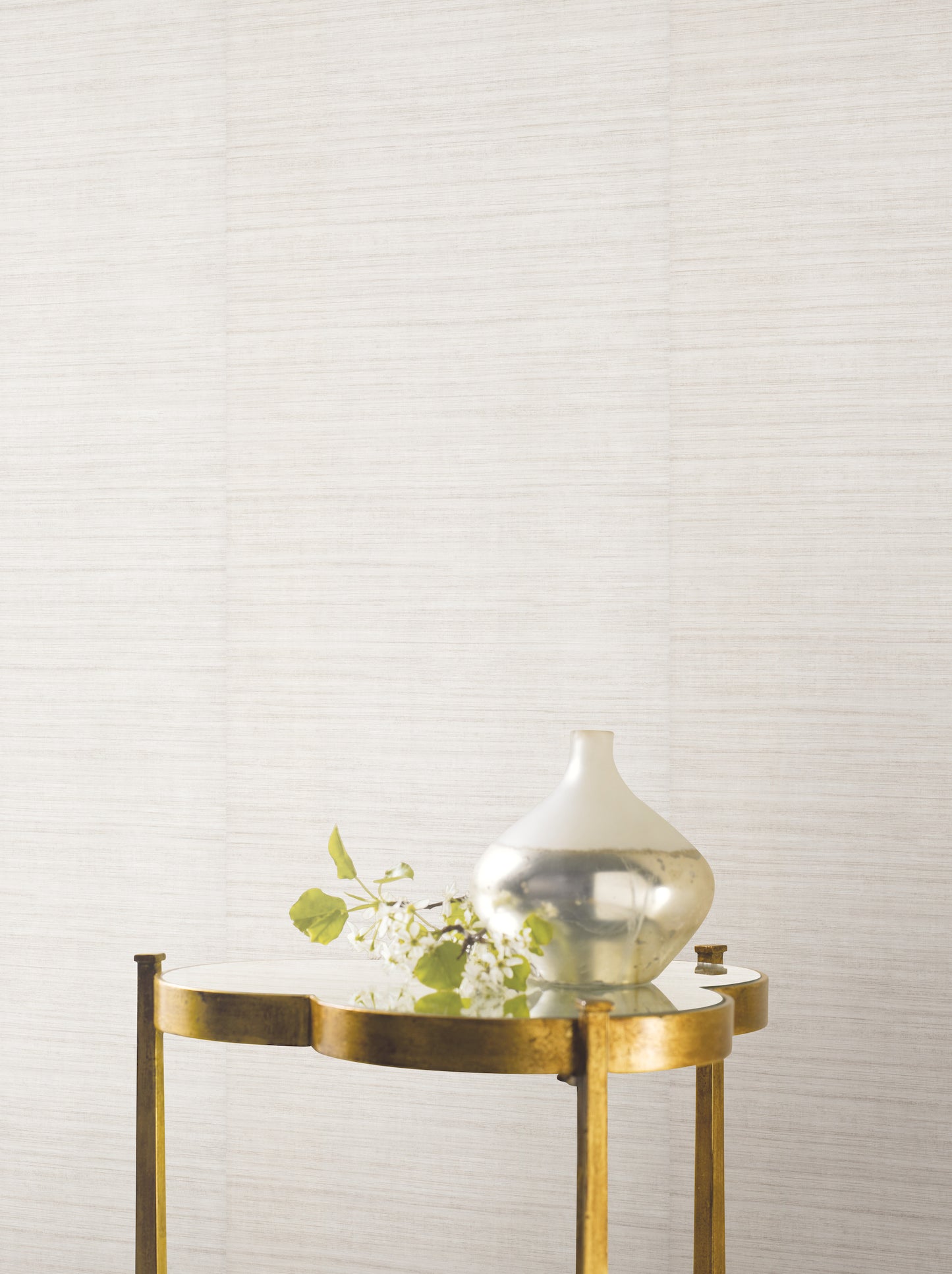 York Wallcoverings 24 Karat Silk Elegance Pearl Wallpaper  Weaves Whites and Off-Whites   - KT2244N