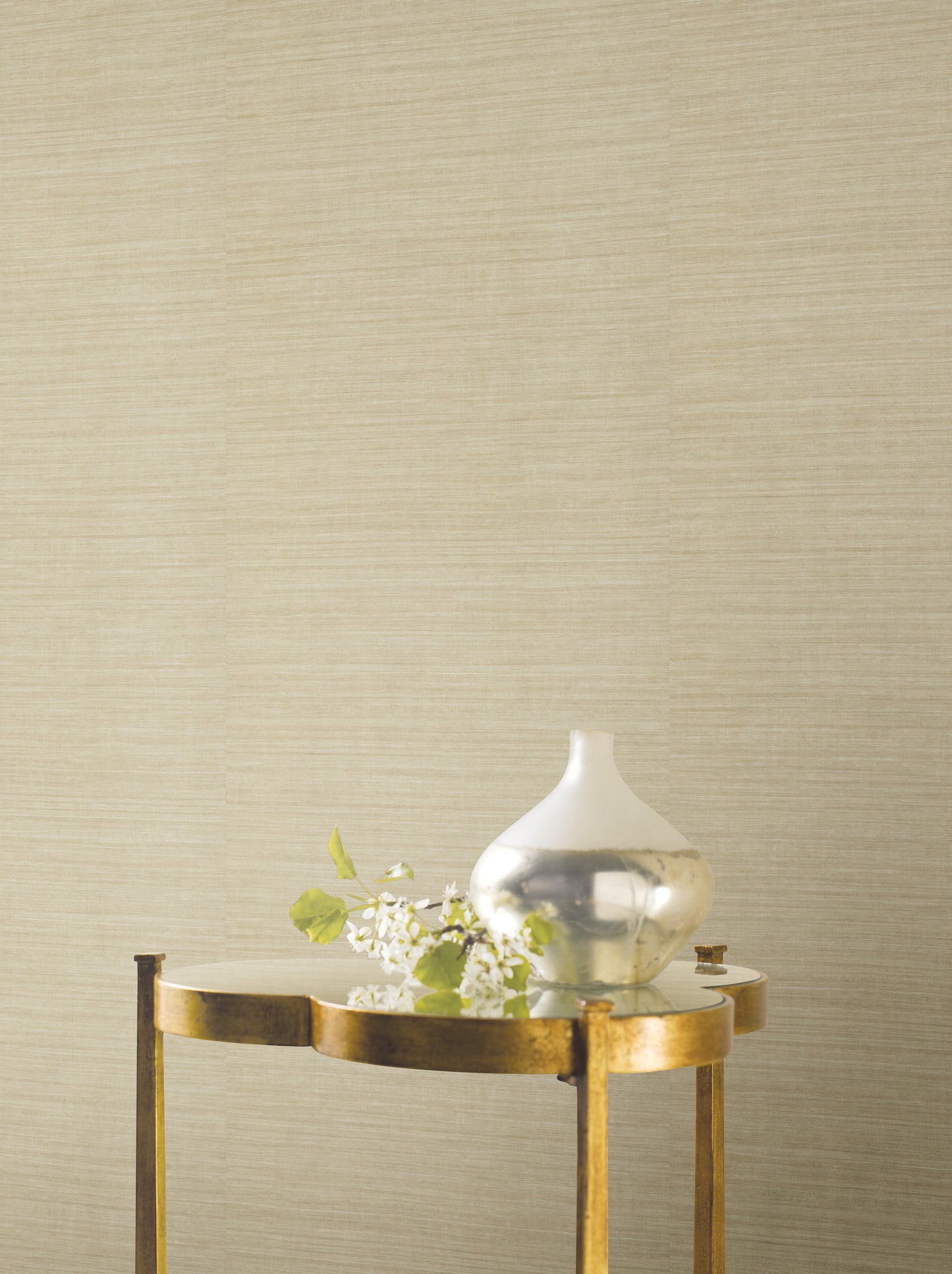 York Wallcoverings 24 Karat Silk Elegance Tan Wallpaper  Weaves Neutrals   - KT2247N