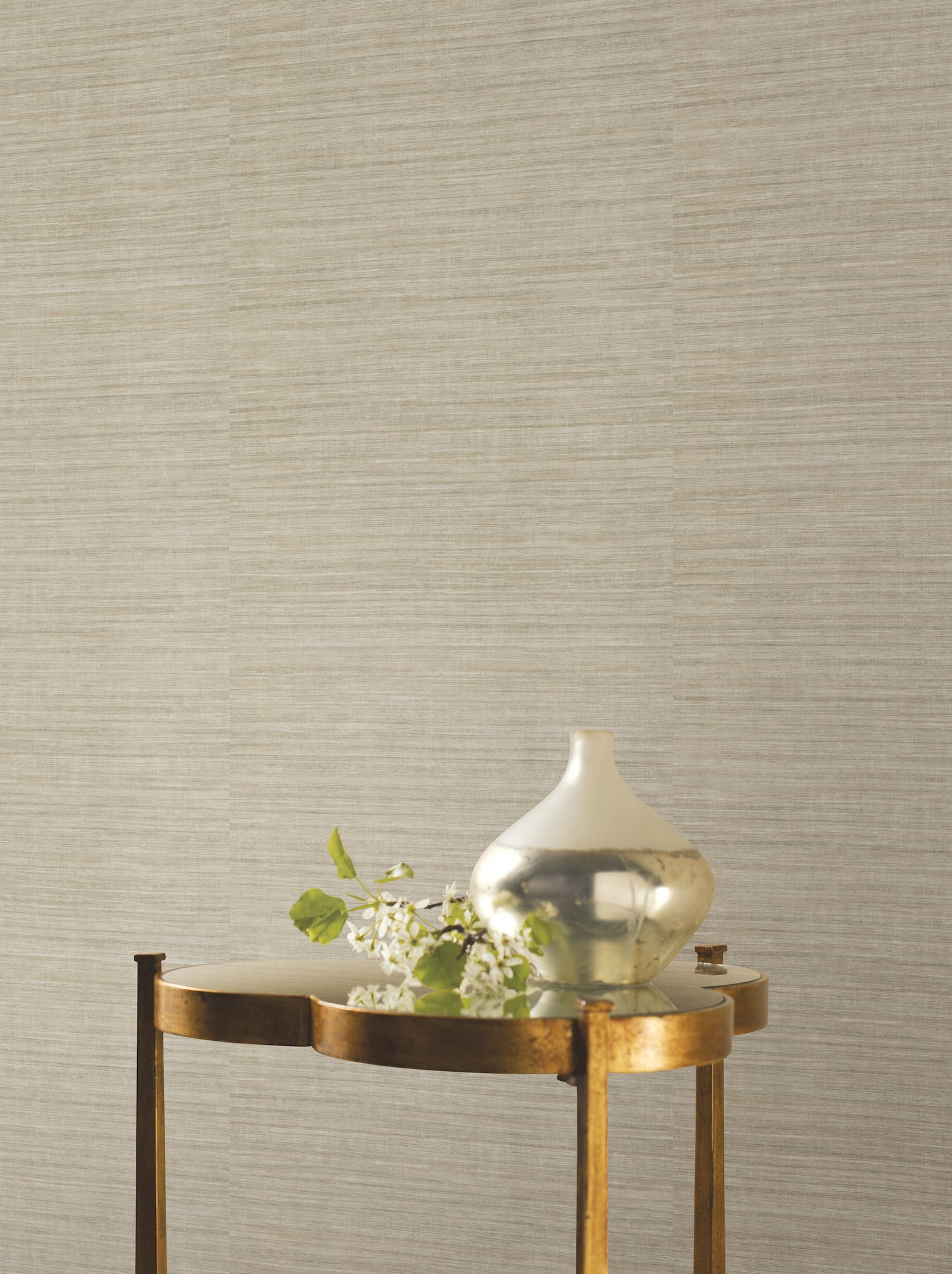 York Wallcoverings 24 Karat Silk Elegance Brown Wallpaper  Weaves Browns   - KT2248N