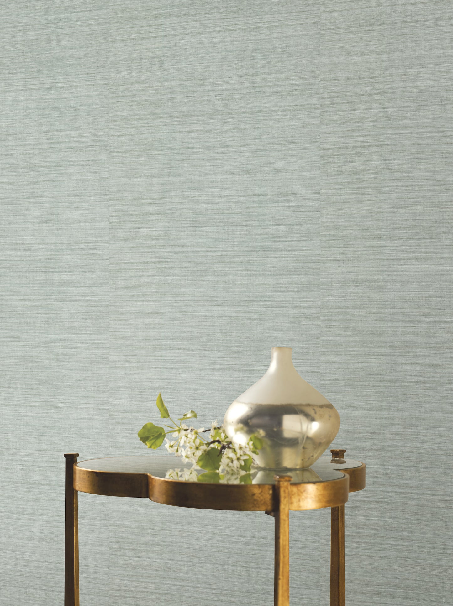 York Wallcoverings 24 Karat Silk Elegance Grey Wallpaper  Weaves Greys   - KT2249N