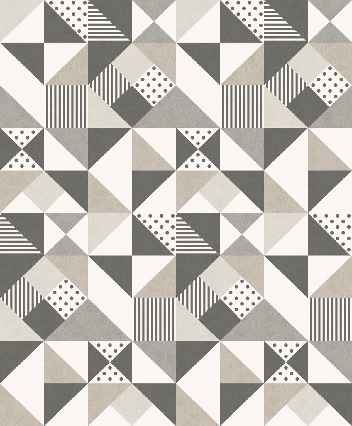 Seabrook Designs Mondrian Lozenge Geometric Geometric Art Deco Grey Matte Sidewall - KTM1220