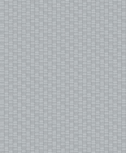 Seabrook Designs Mondrian Deco Spliced Stripe Geometric Art Deco Blue Satin  - KTM1425