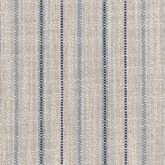 STOUT TEXTILES  MULTIPURPOSE,WOVENS TRADITIONAL, STRIPE PORCELAIN,WEDGEWOOD   - KYLE-2