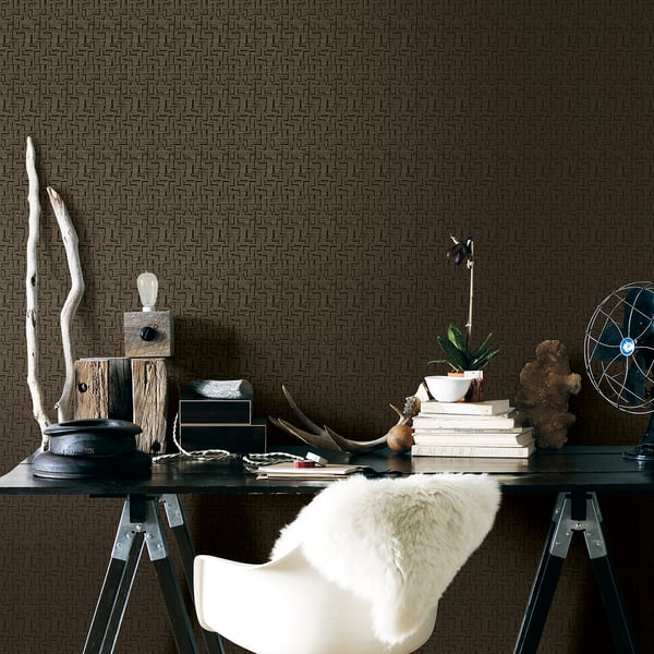 Galerie Wallcoverings Boutique Geometric Galerie Wallcoverings  Bronze, Brown   - L-BD2007