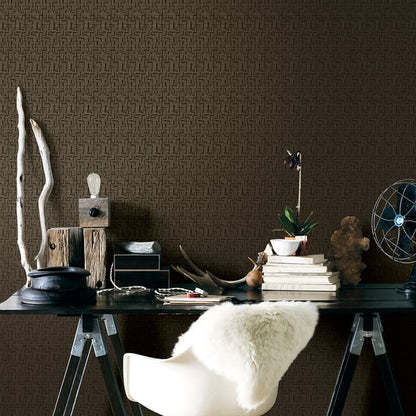 Galerie Wallcoverings Boutique Geometric Galerie Wallcoverings  Bronze, Brown   - L-BD2007