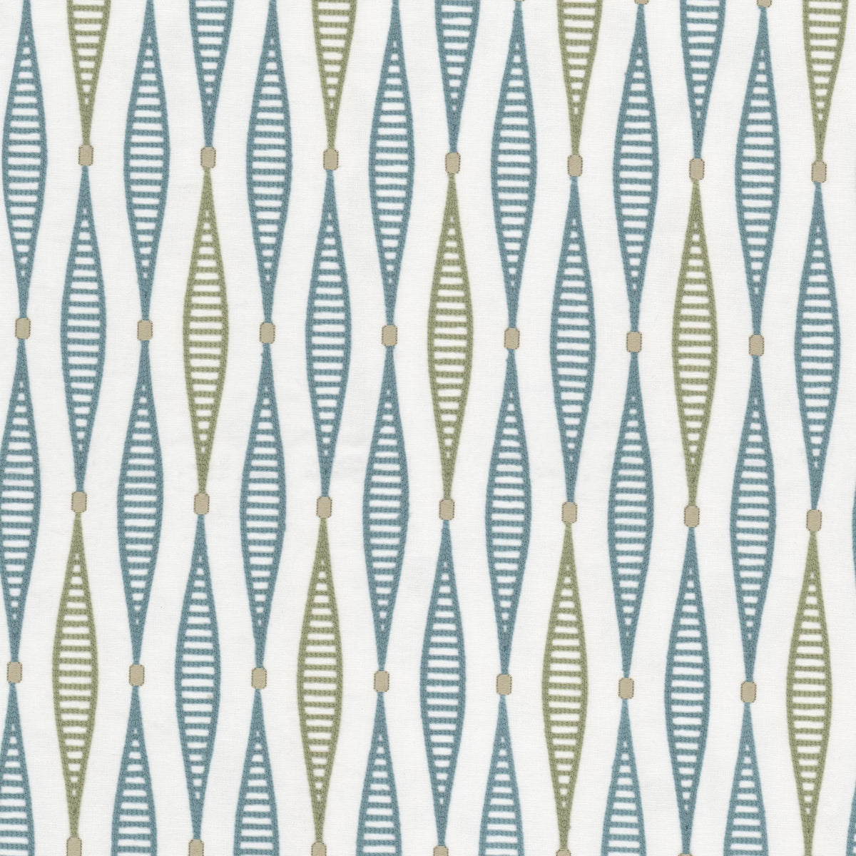 STOUT TEXTILES  MULTIPURPOSE,EMBROIDERIES TRANSITIONAL,, OGEE SEAGLASS   - LADD-1