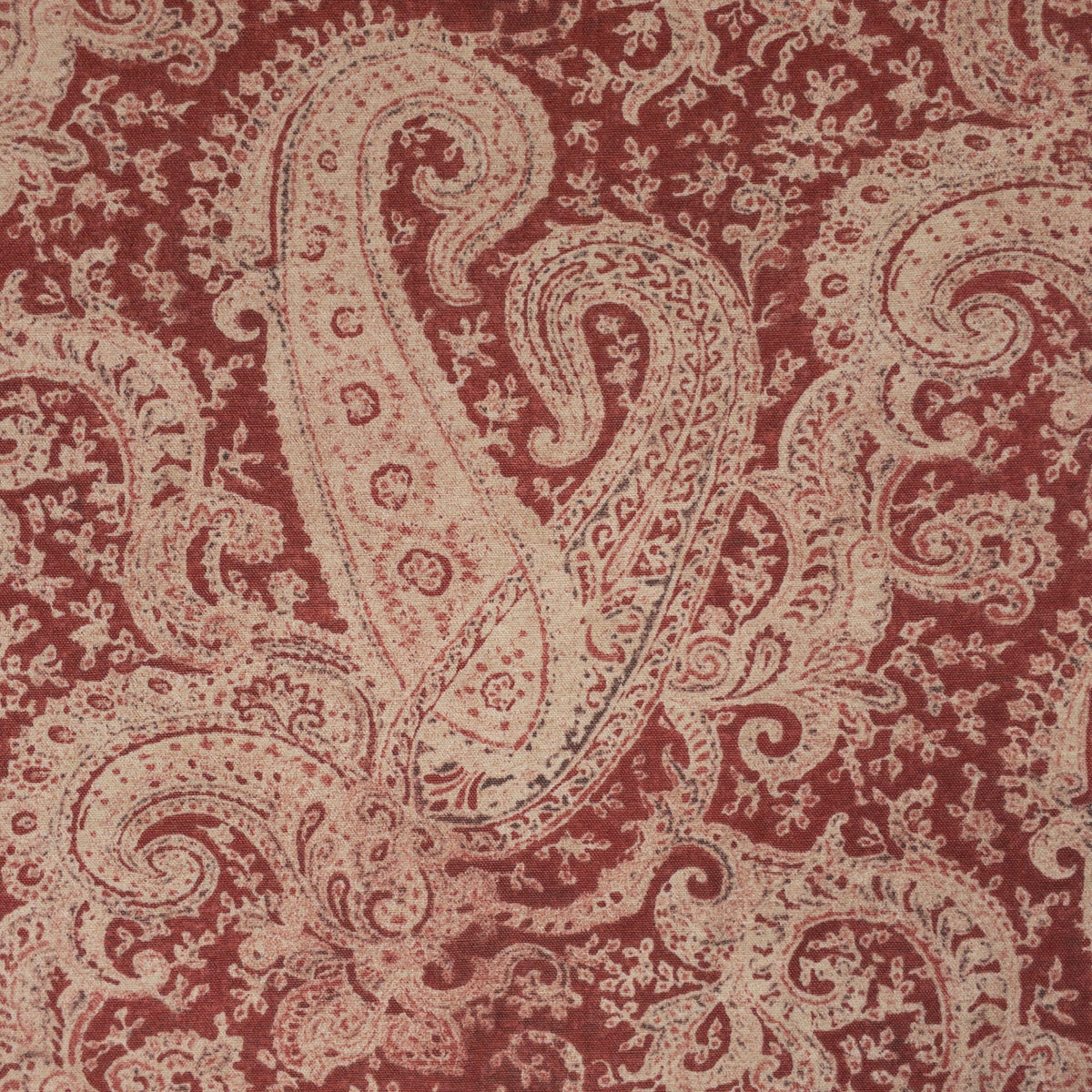 STOUT TEXTILES  MULTIPURPOSE,PRINT TRADITIONAL, PAISLEY ROUGE   - LAGU-1