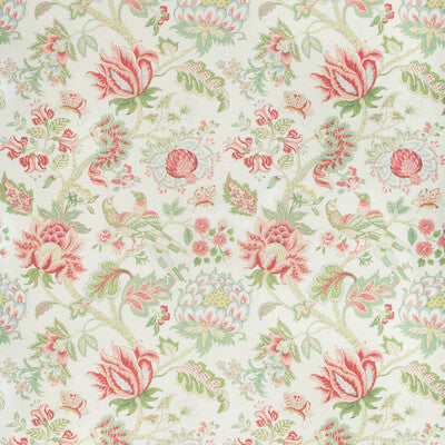 KRAVET BASICS PRINT JACOBEANS CORAL,GREEN,BEIGE   - LAMBROOK.73.0