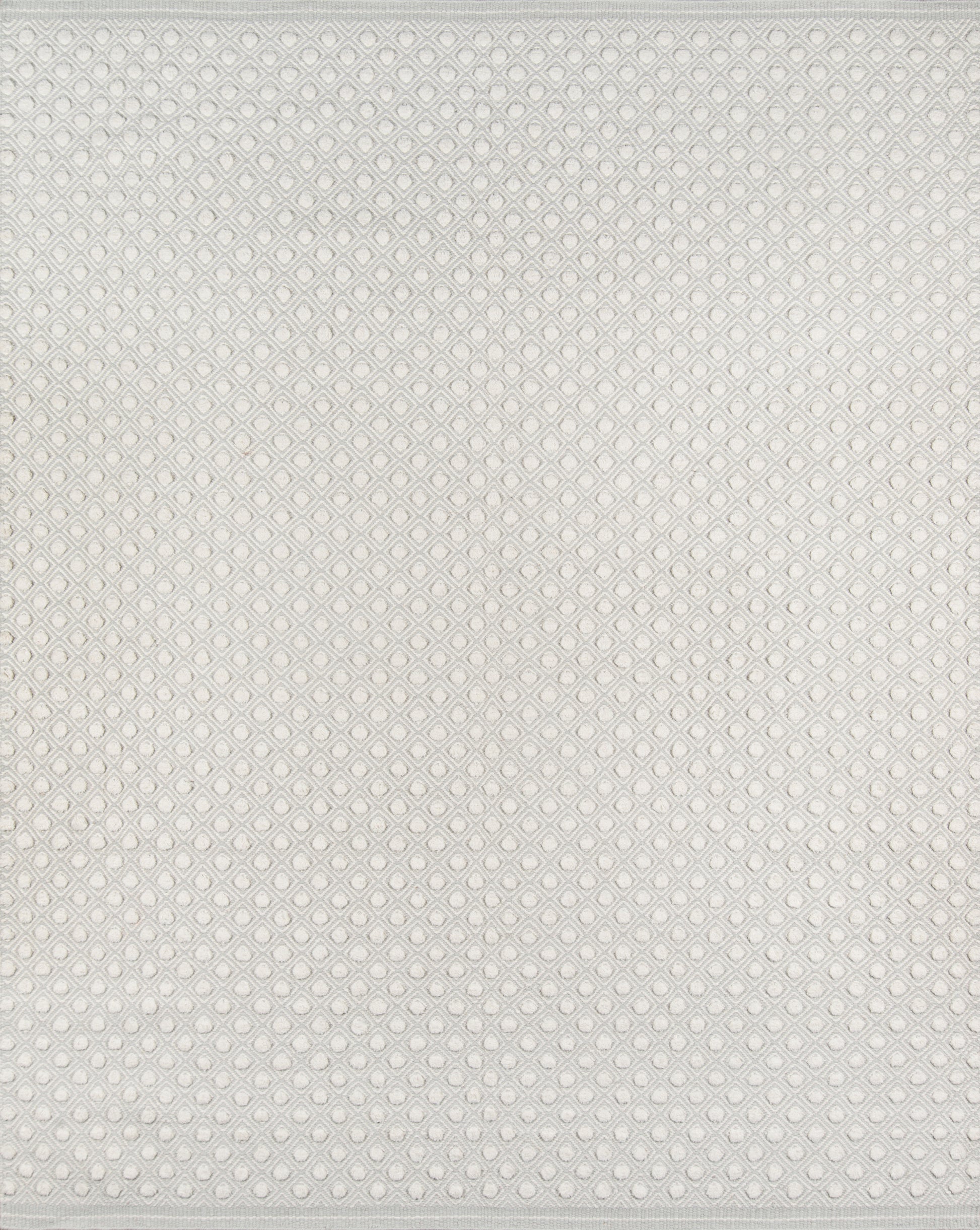 Light gray mesh fabric with tiny circular perforations in a diamond lattice pattern, airy and suitable for apparel.