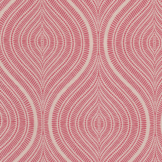 STOUT TEXTILES  MULTIPURPOSE,JACQUARD TRANSITIONAL,, MEDALLION FUSCHIA   - LATE-1